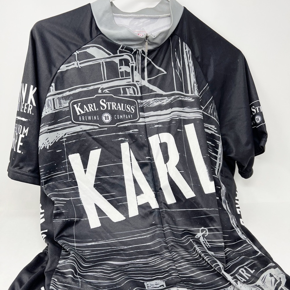 Karl Strauss BEER MEN'S XL CYCLE JERSEY BY PRIMAL WEAR CYCLING JERSEYS RARE